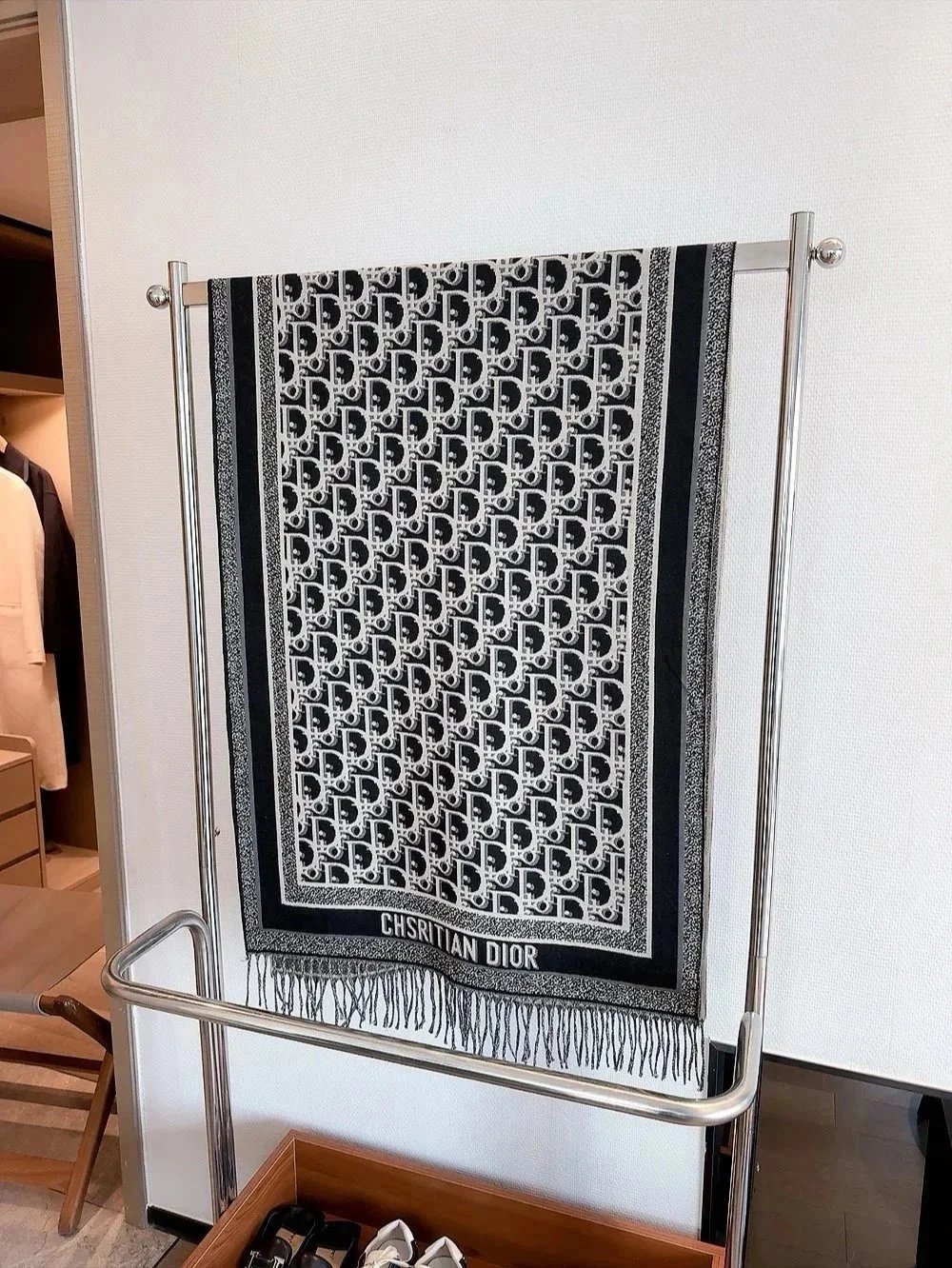 Dior Black Scarf