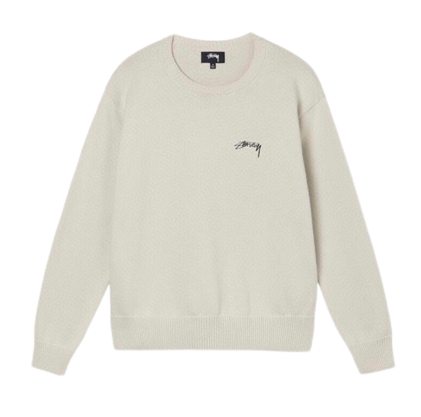 Stussy Beige Crewnec