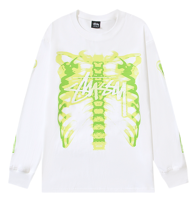 Stussy Green Skeleto