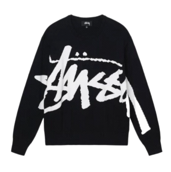 Stussy Black White L
