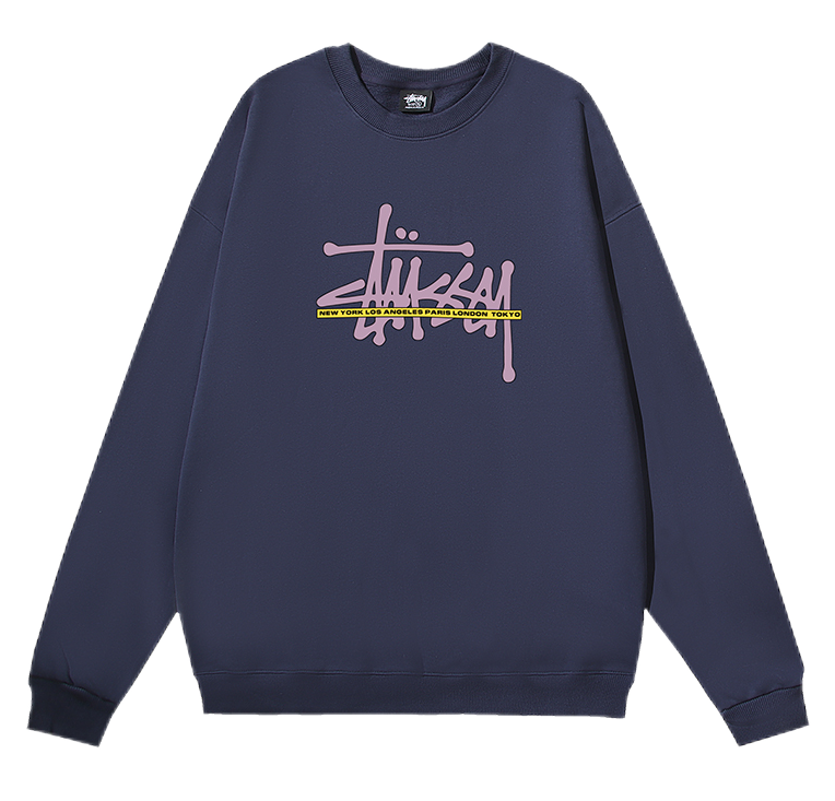 Stussy Purple Navy S
