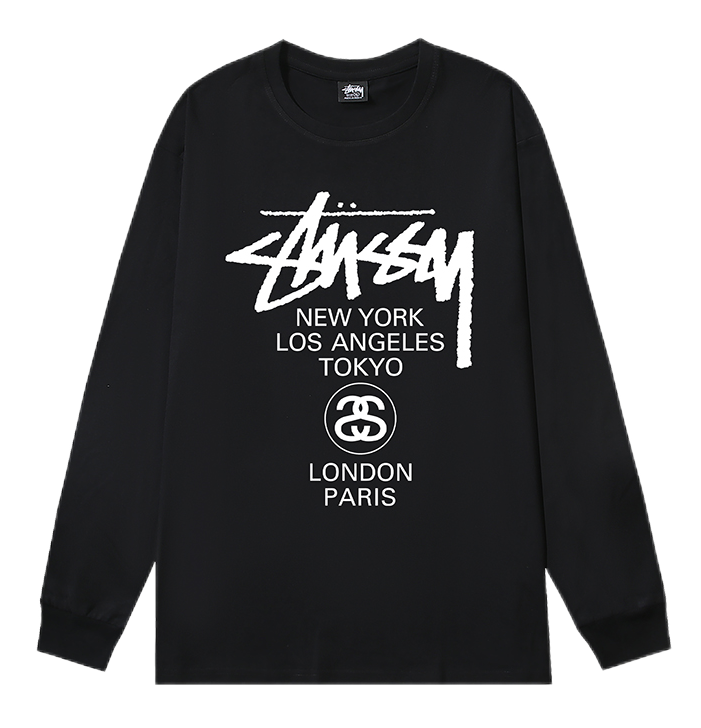 Stussy Black Long-Sl