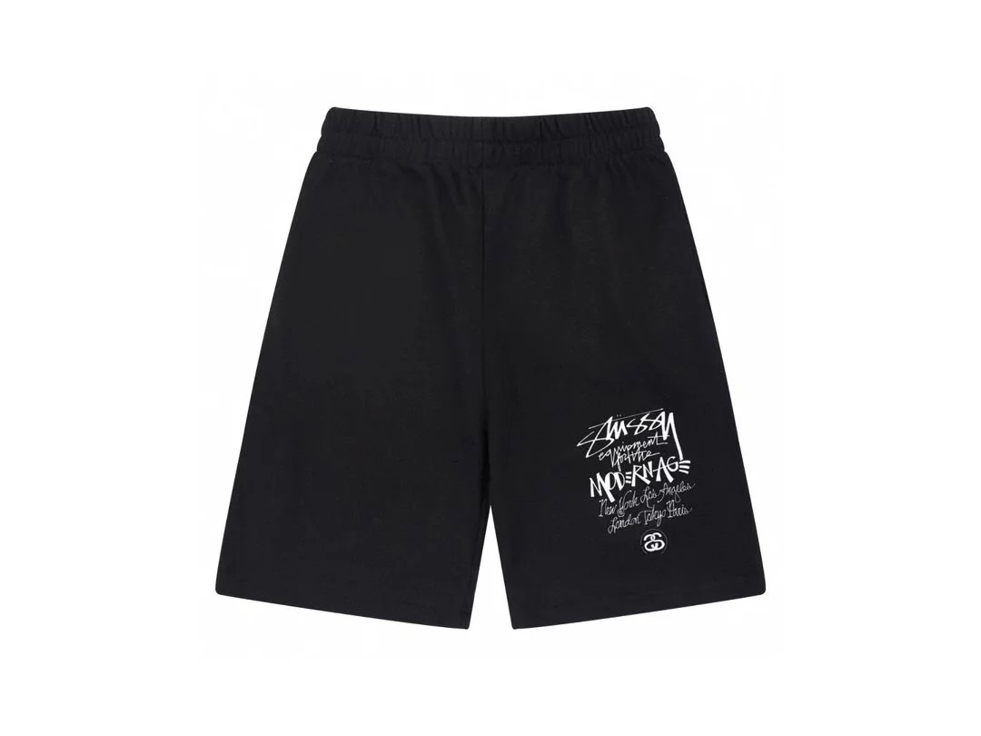 The North Face Logo Print Black Shorts - 15