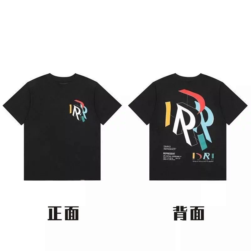 Represent Shark Graphic Washed Black T-Shirt product detail 16 in Litbuy spreadsheet finds