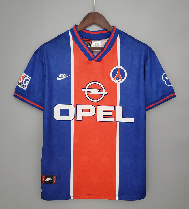 Nike Paris Saint-Germain 1995-96 Home Jersey Blue Orange - 13