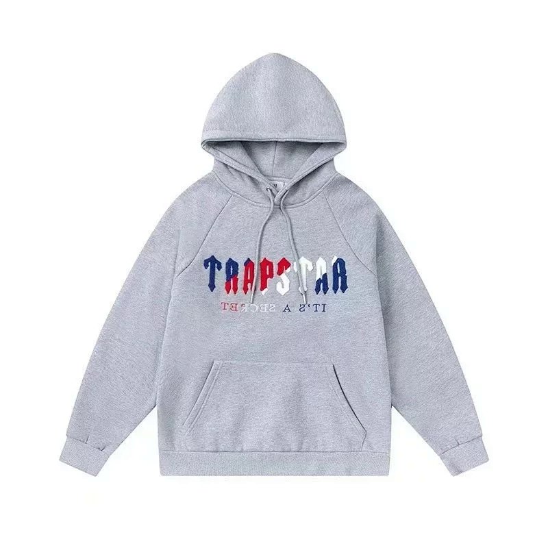 Trapstar Logo Hoodie and Sweatpants Set Gray Casual Set product detail 15 in Litbuy spreadsheet finds