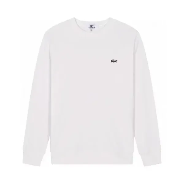 Lacoste Classic Crewneck Sweatshirt White - 1