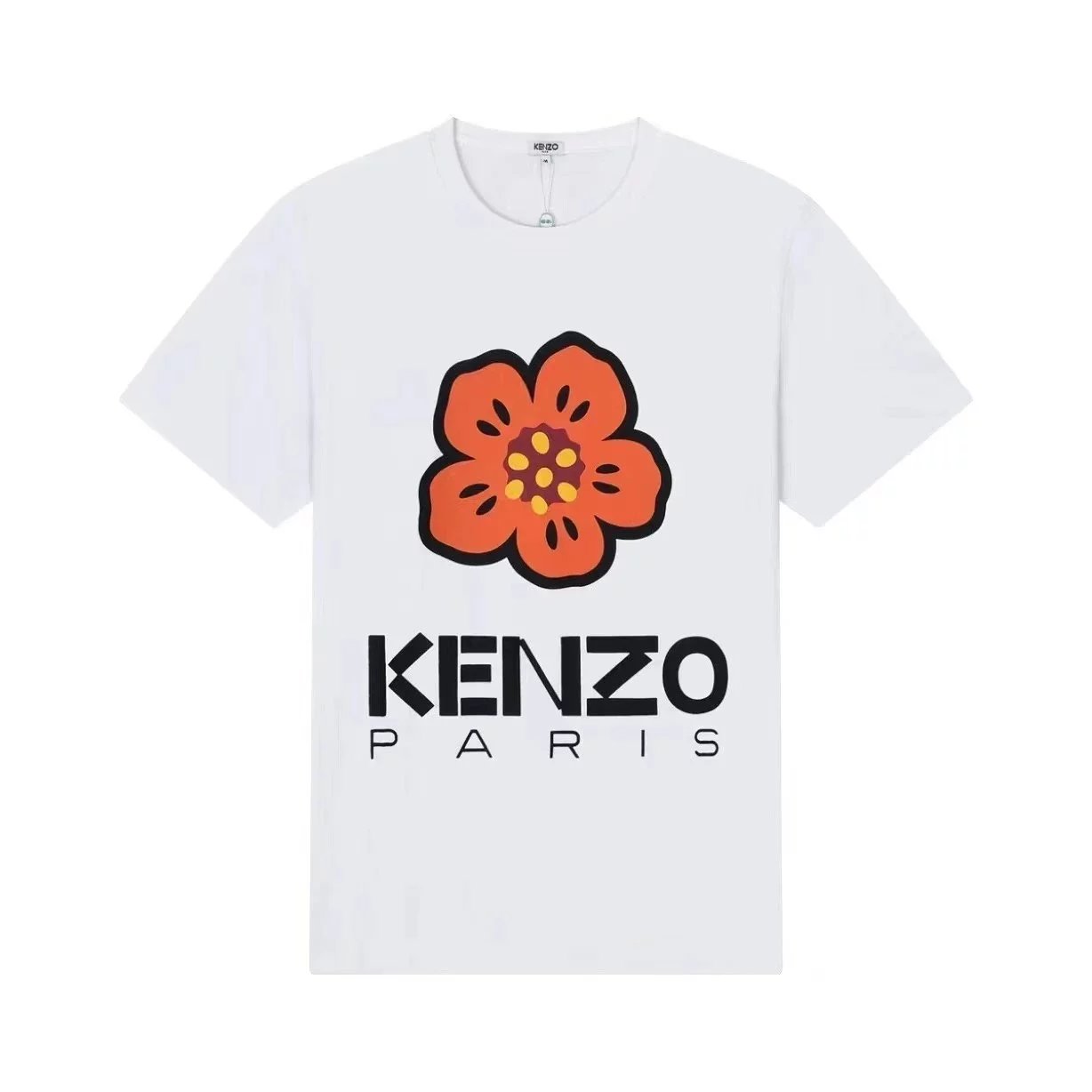 Kenzo Tiger Embroidered Pink T-Shirt - 16