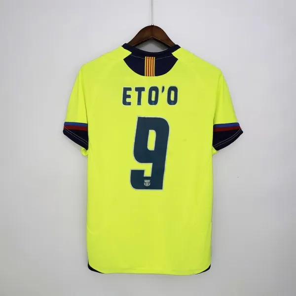 FC Barcelona 2003-04 Away Jersey Yellow - 12