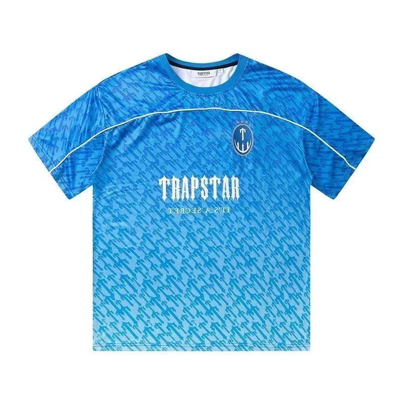 Trapstar Houndstooth Gradient Blue Jersey - 1