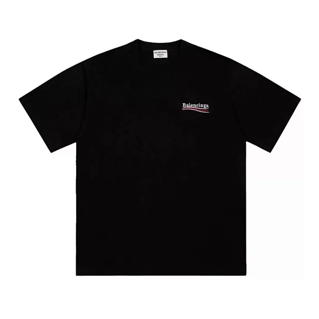 Balenciaga T-Shirts Short-Sleeve Logo Graphic T-Shirt product detail image 10