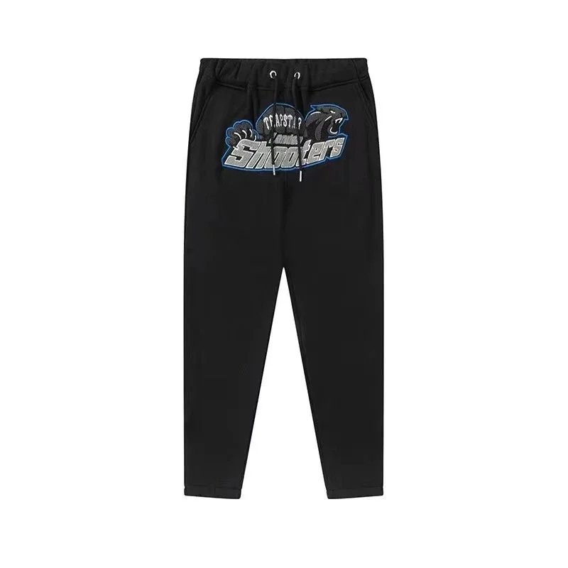 Trapstar: American High-Street Style Joggers with Black Panther Print - rep Trapstar