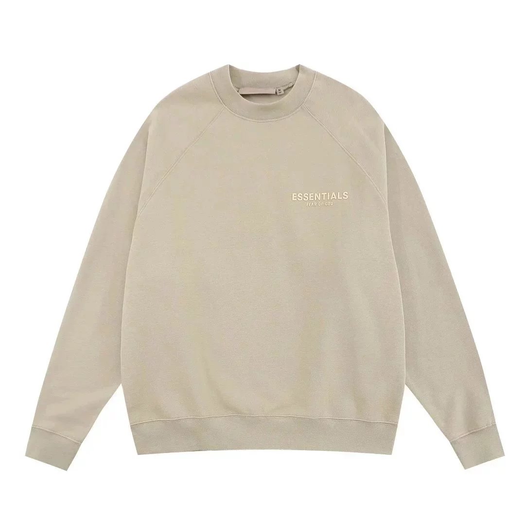 Fear of God Essentials Crewneck Sweatshirt Beige Hoodie