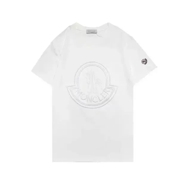 Moncler Spray-Paint Logo White T-Shirt - 14