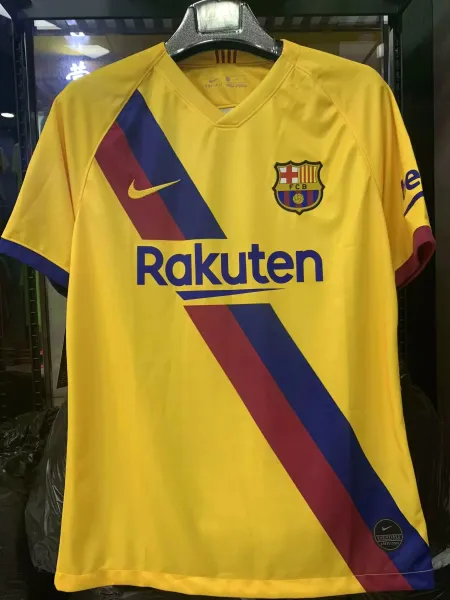 Nike FC Barcelona 2019-20 Away Jersey Yellow - 1
