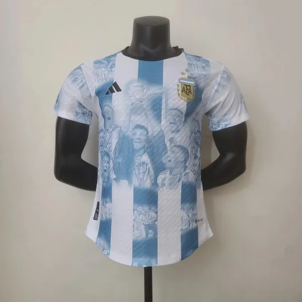 Adidas Argentina National Team 2024 Commemorative Jersey White/Blue - 1