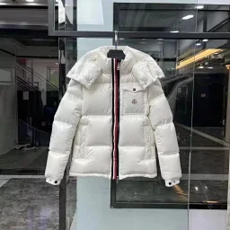 thumbnail for ins** down padded jacket star Maya ribbon jacket tide brand classic detachable cap warm down jacket