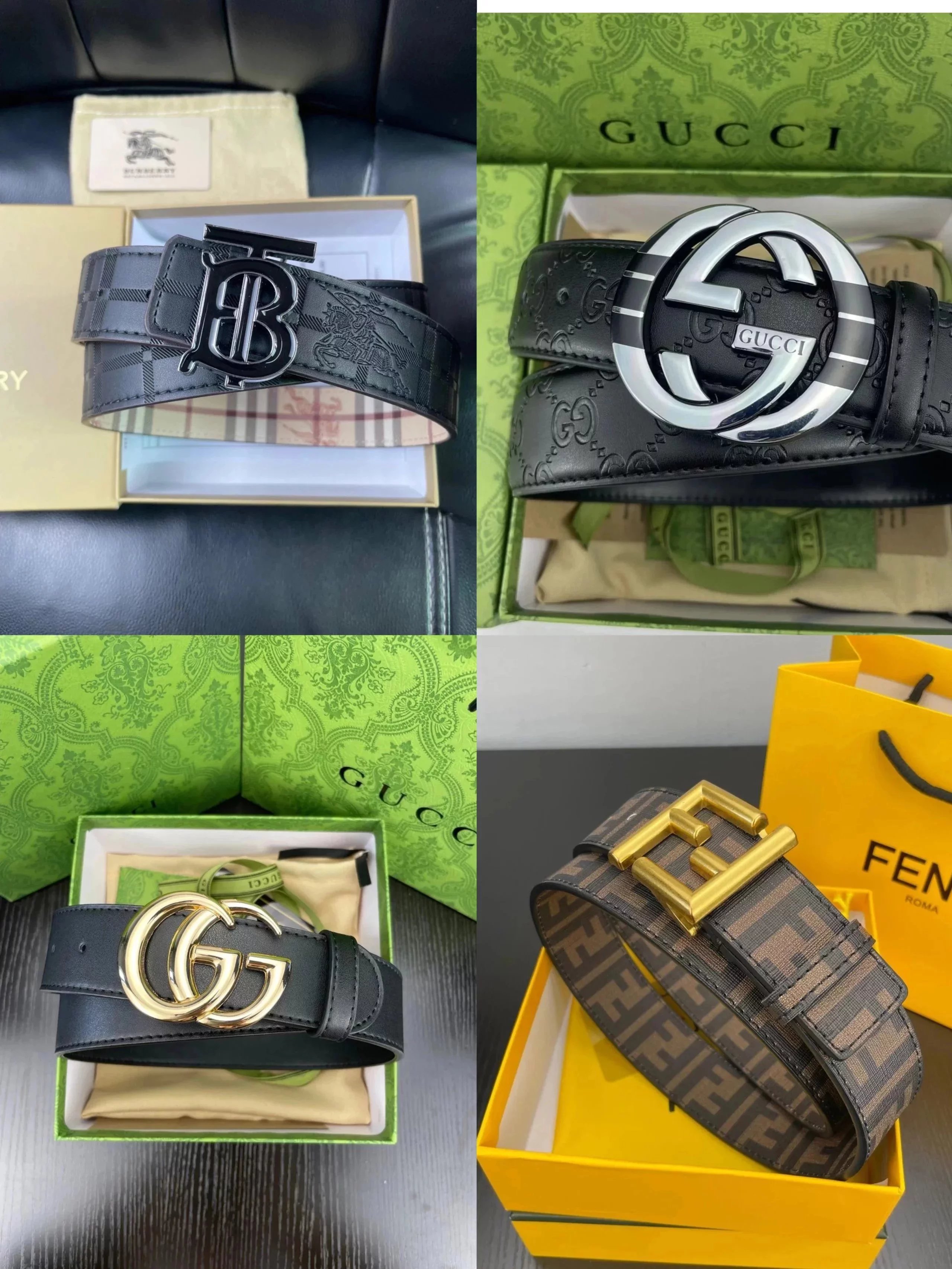 Gucci GG Supreme Belt [40 styl