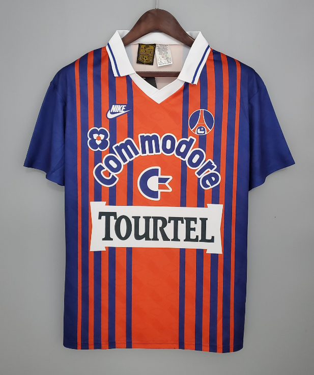 Nike Paris Saint-Germain 1995-96 Home Jersey Blue Orange - 12