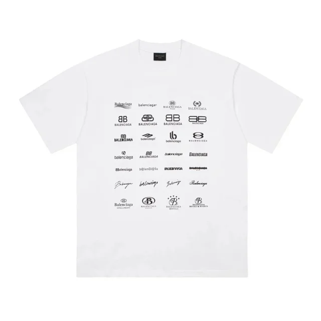 Balenciaga T-Shirts Logo Graphic Short-Sleeve T-Shirt product detail image 13