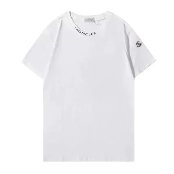 Moncler Spray-Paint Logo White T-Shirt - 15