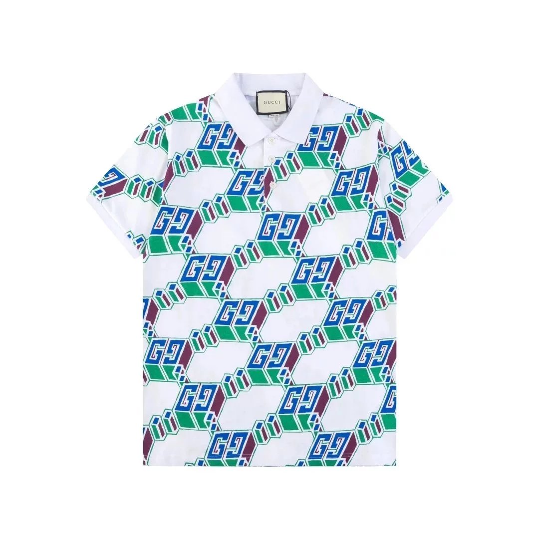 Blue green grid pattern
