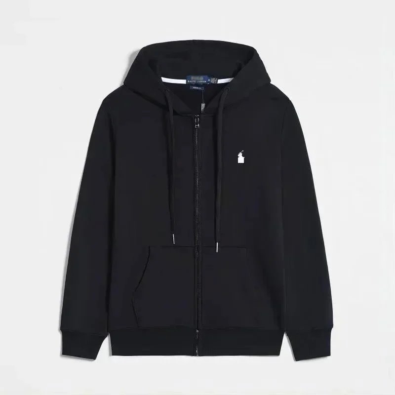 Zipper shirt black white label