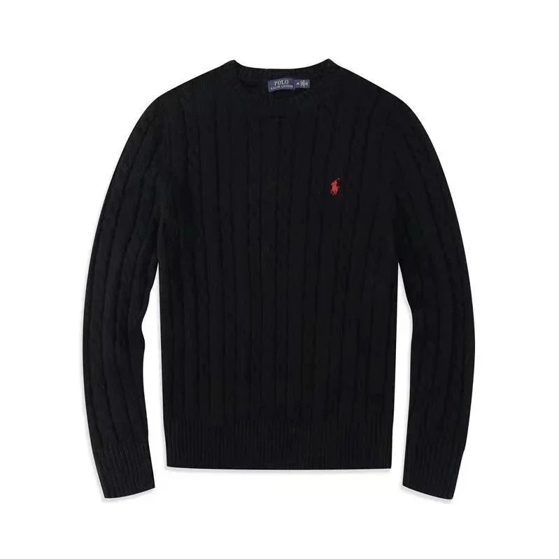 Polo Ralph Lauren Cable Knit Crewneck Sweater Gray - 7