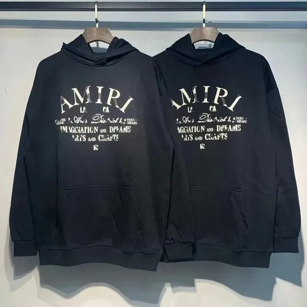 Amiri District 1 Hoodie Black - 1
