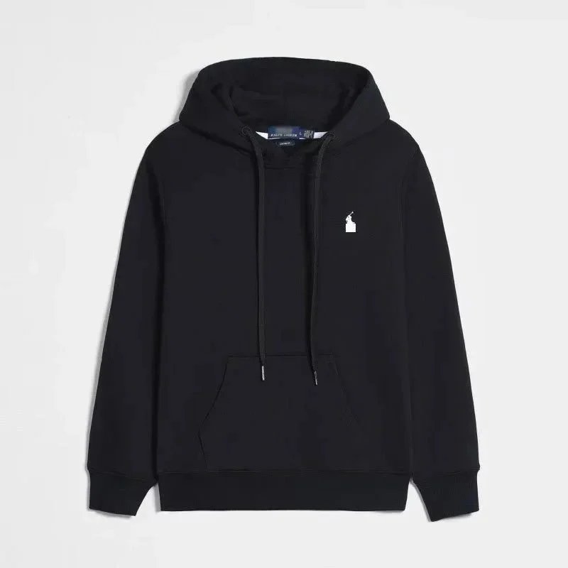 Hoodie black white label