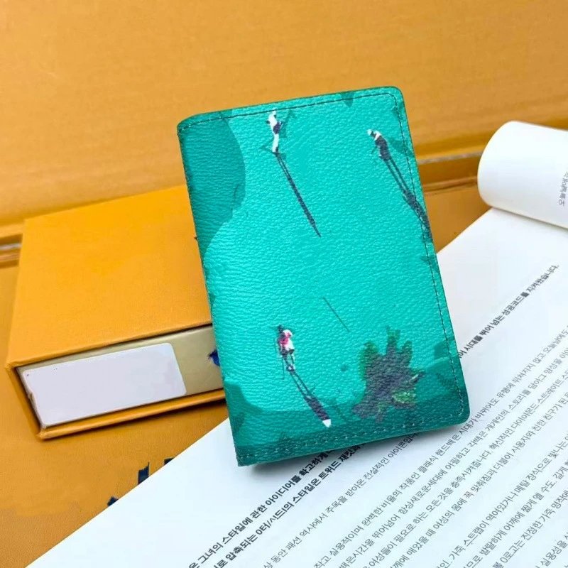 Green Fold-over Card Holder