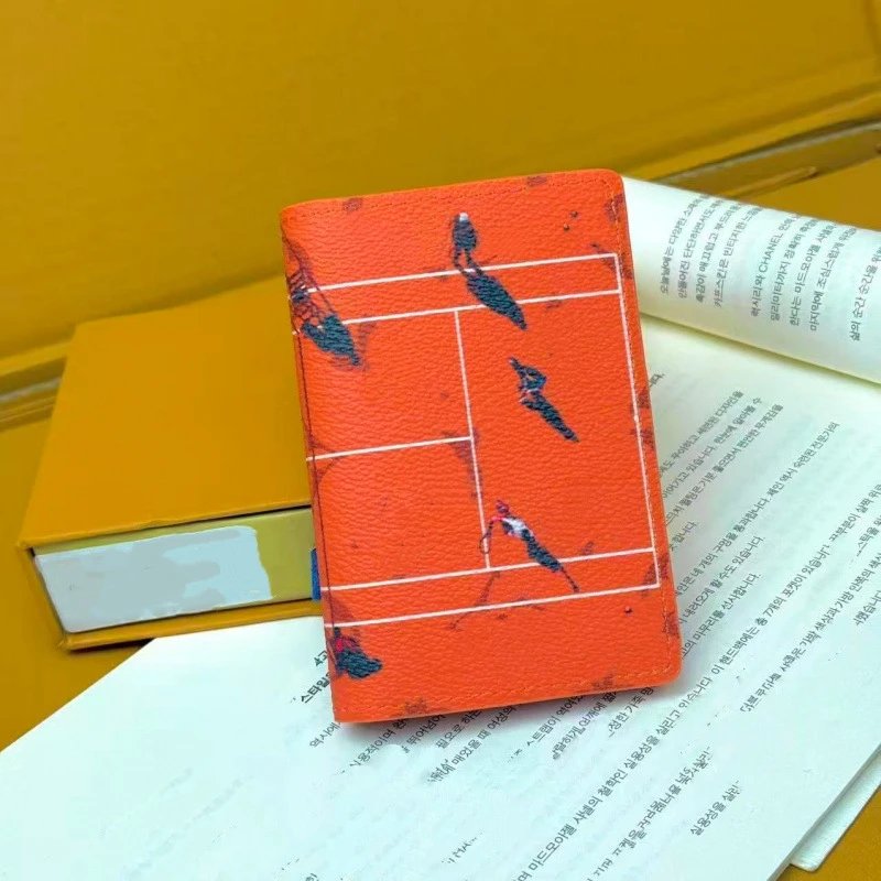 Orange Fold-over Card Holder