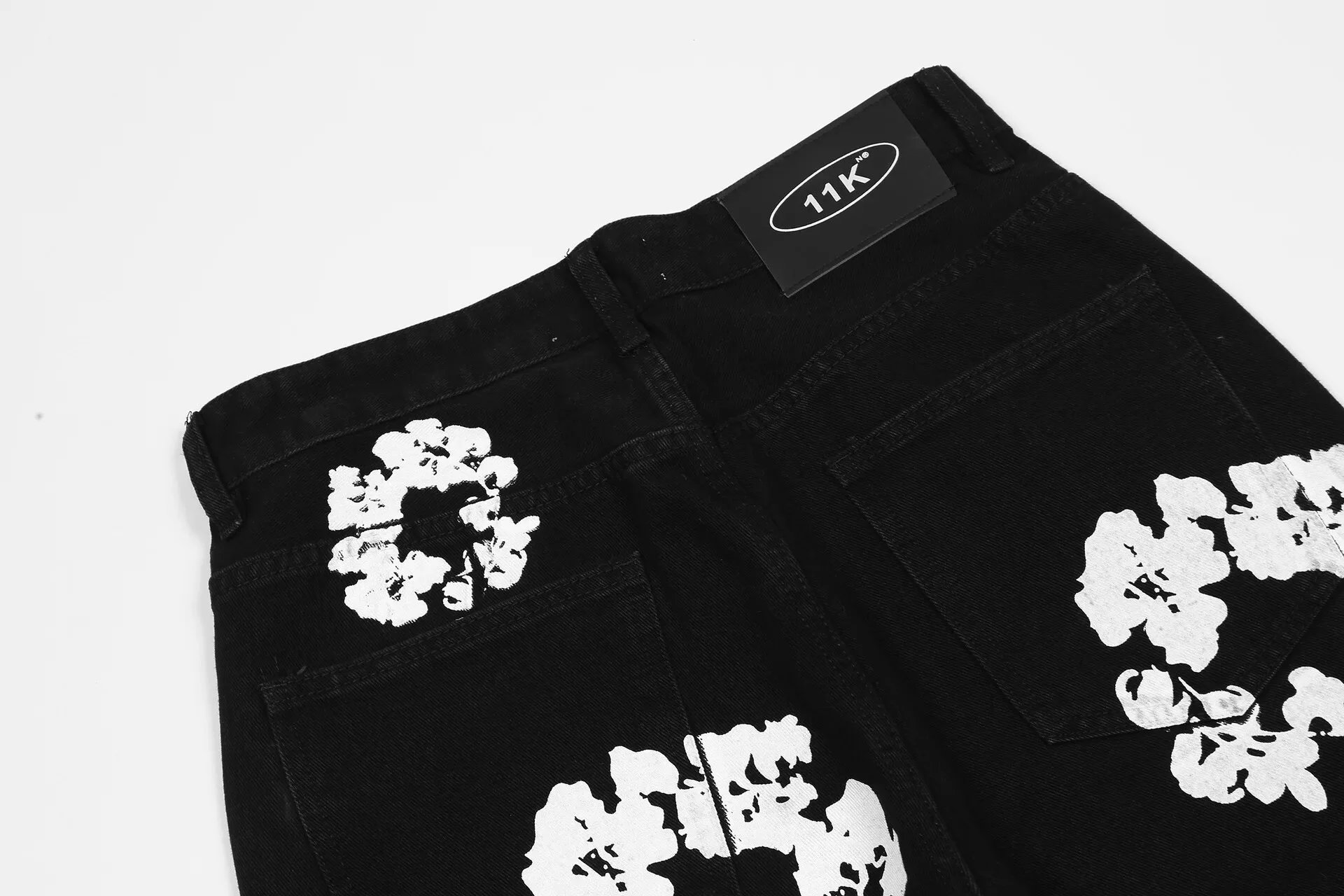 Design Floral-Printed Red Jogger Sweatpants - 27