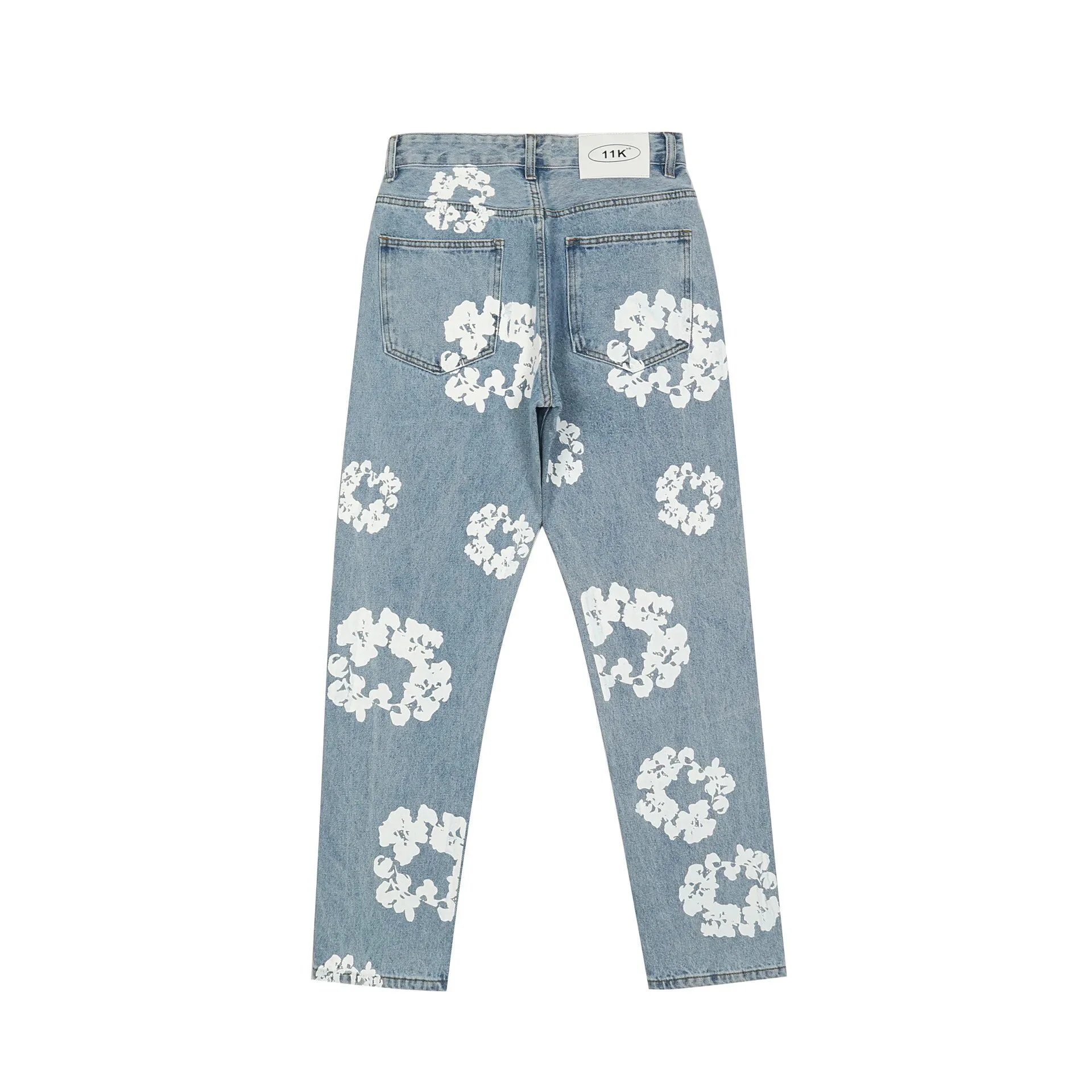 Design Floral-Printed Red Jogger Sweatpants - 23