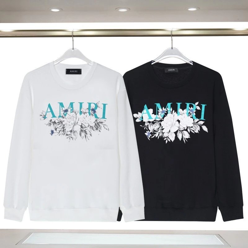 Amiri Leopard Print Graphic Sweater White - 33