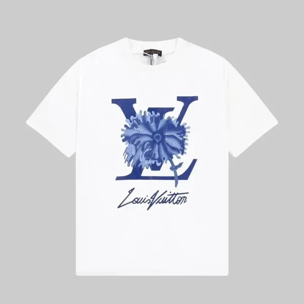 Louis Vuitton Flower LV Monogram T-Shirt Black - 28