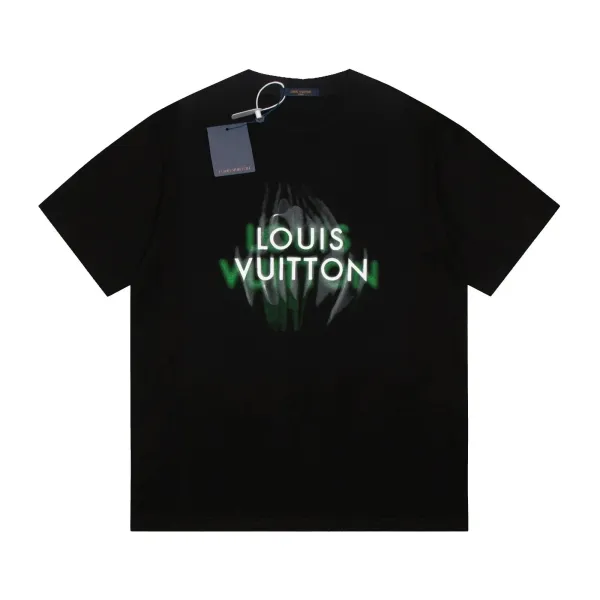 Louis Vuitton Flower LV Monogram T-Shirt Black - 36