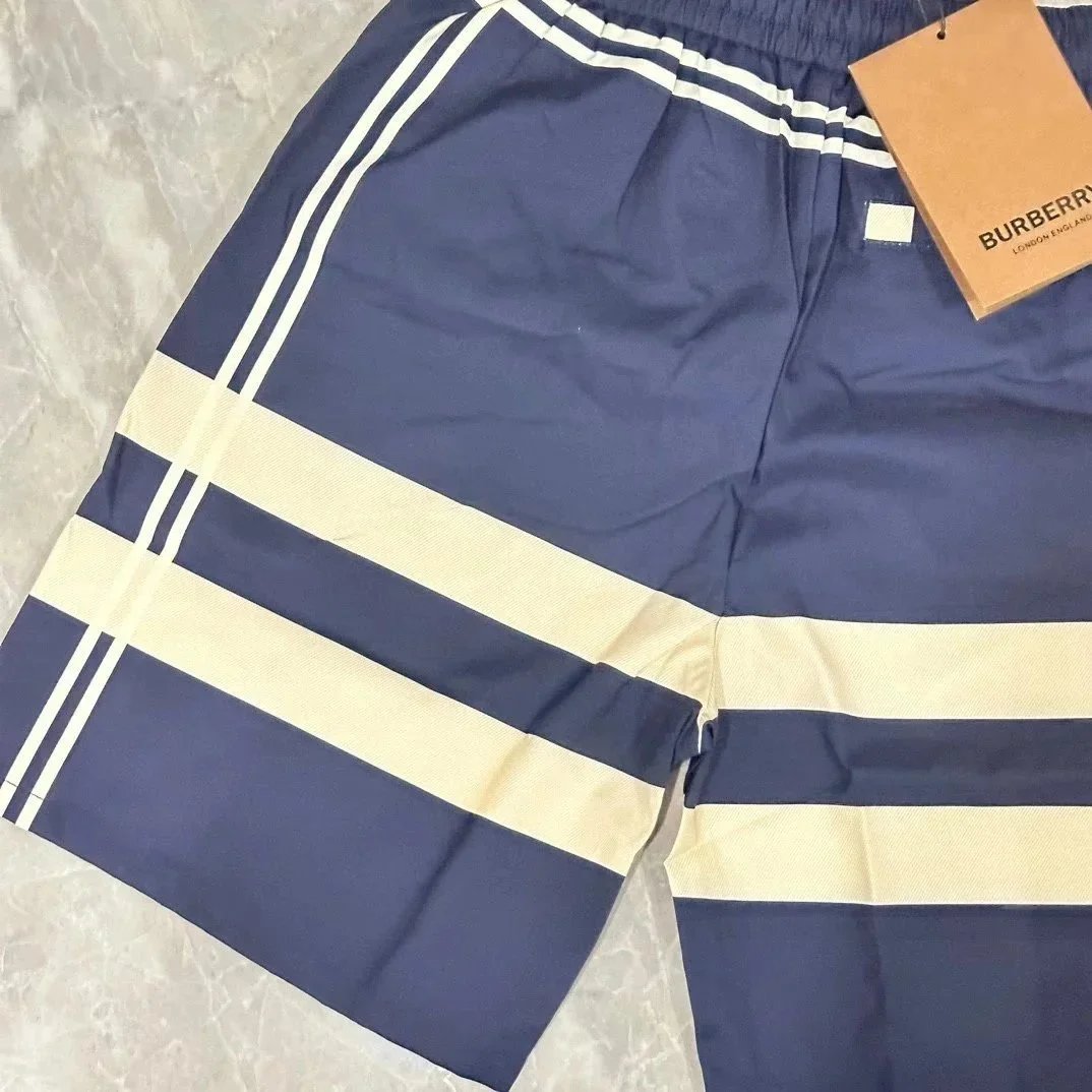 Burberry Classic Check Swim Shorts White/Navy - 10