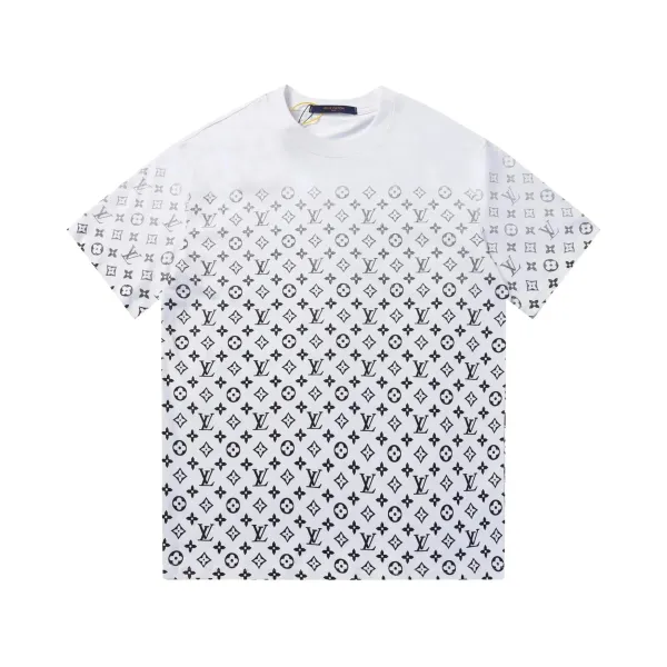 Louis Vuitton Flower LV Monogram T-Shirt Black - 21