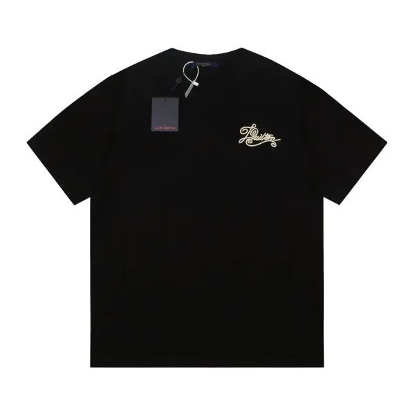 Louis Vuitton Flower LV Monogram T-Shirt Black - 33
