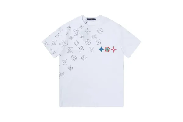 Louis Vuitton Flower LV Monogram T-Shirt Black - 12