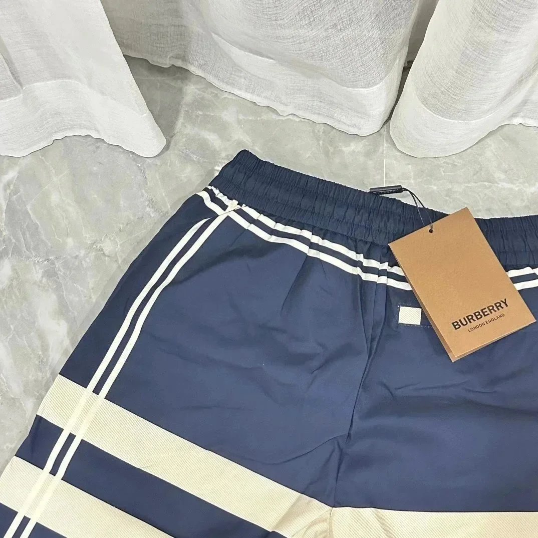 Burberry Classic Check Swim Shorts White/Navy - 9