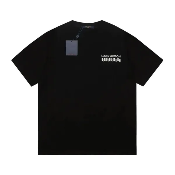 Louis Vuitton Flower LV Monogram T-Shirt Black - 30