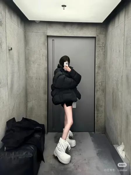 Balenciaga Snow Boot Black Boots - 12