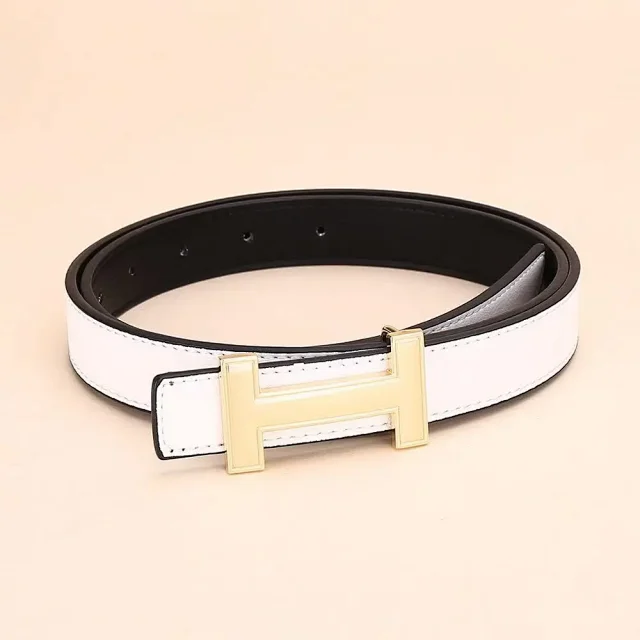 Unbranded Belts H-Buckle Leather Belt product detail image 2
