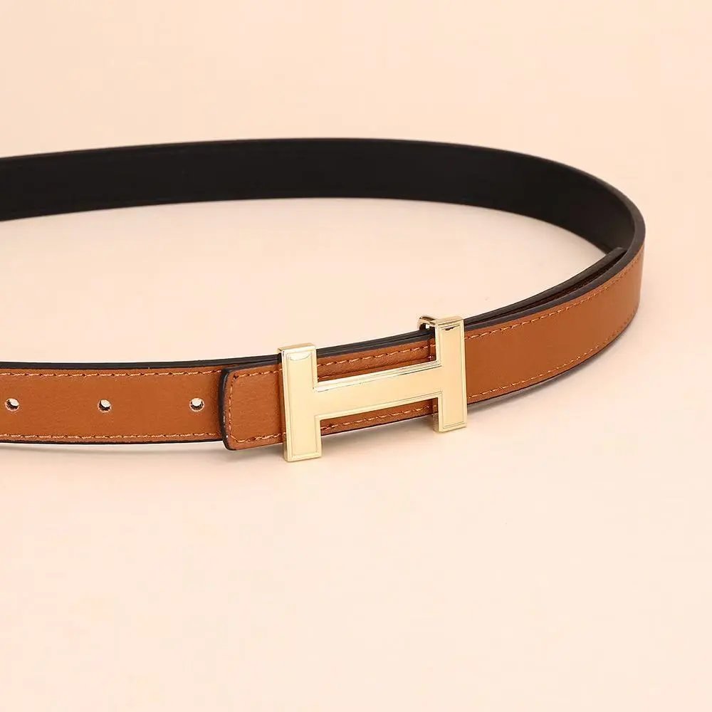 Unbranded Belts H-Buckle Leather Belt image 4