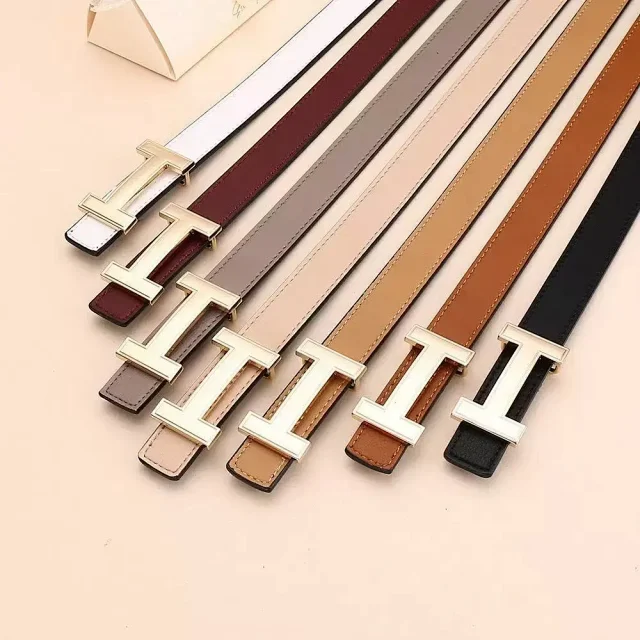 Unbranded Belts H-Buckle Leather Belt product detail image 11