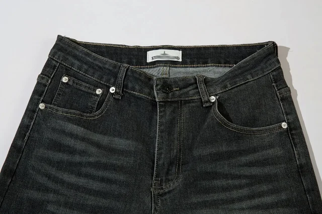 Stone Island Jeans Slim-fit washed with compass badge product detail image 6