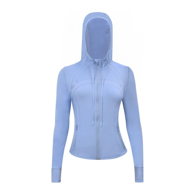 雾霾蓝DF连帽夹克