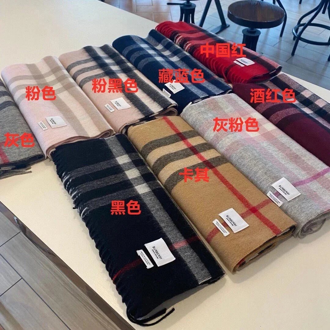 Burberry Scarves Classic Check Fringe Scarf image 2